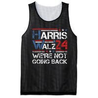 Harris Walz 2024 We Are Not Going Back Kamala Harris 2024 Mesh Reversible Basketball Jersey Tank