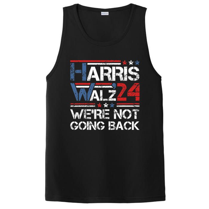 Harris Walz 2024 We Are Not Going Back Kamala Harris 2024 PosiCharge Competitor Tank