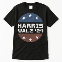 Harris Walz 2024 Campaign For President Patriotic Kamala Tall T-Shirt