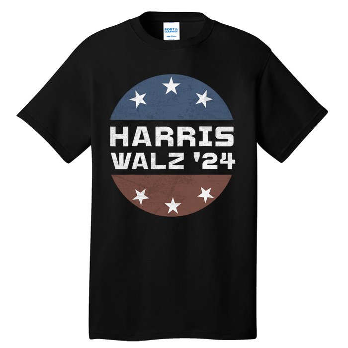 Harris Walz 2024 Campaign For President Patriotic Kamala Tall T-Shirt