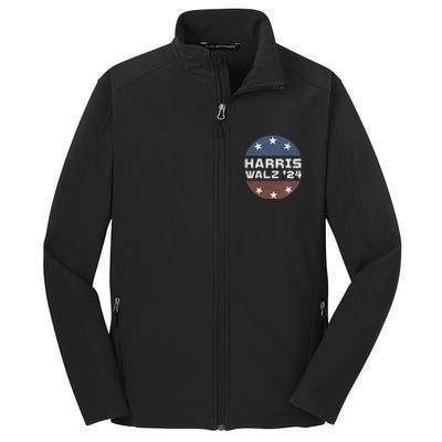 Harris Walz 2024 Campaign For President Patriotic Kamala Core Soft Shell Jacket