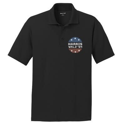 Harris Walz 2024 Campaign For President Patriotic Kamala PosiCharge RacerMesh Polo