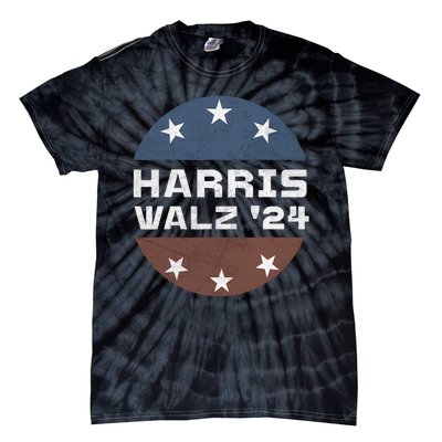 Harris Walz 2024 Campaign For President Patriotic Kamala Tie-Dye T-Shirt