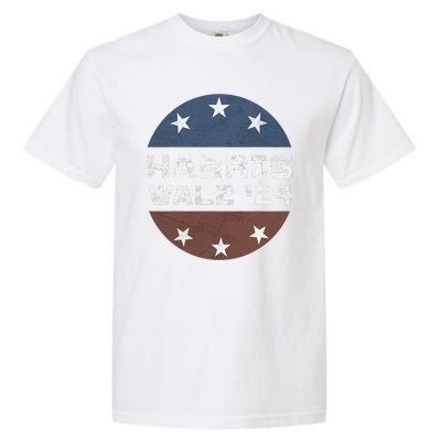 Harris Walz 2024 Campaign For President Patriotic Kamala Garment-Dyed Heavyweight T-Shirt