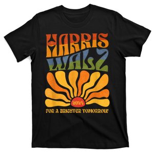 Harris Waltz 2024 For A Brighter Tomorrow Boho Aesthetic T-Shirt