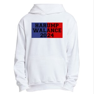 Harump Walance 2024 Harris Trump Walz Vance Funny 2024 Urban Pullover Hoodie