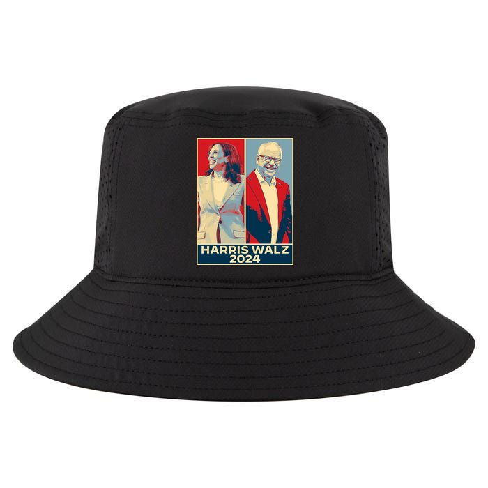 Harris Walz 2024 Kamala Harris Tim Walz For Vp Cool Comfort Performance Bucket Hat