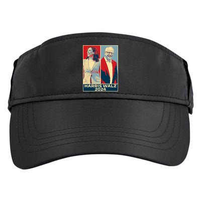 Harris Walz 2024 Kamala Harris Tim Walz For Vp Adult Drive Performance Visor