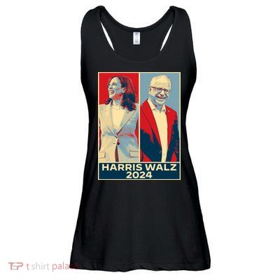 Harris Walz 2024 Kamala Harris Tim Walz For Vp Ladies Essential Flowy Tank