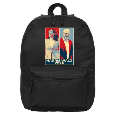 Harris Walz 2024 Kamala Harris Tim Walz For Vp 16 in Basic Backpack