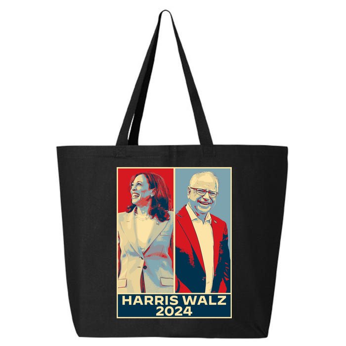 Harris Walz 2024 Kamala Harris Tim Walz For Vp 25L Jumbo Tote