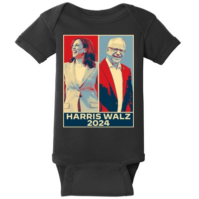 Harris Walz 2024 Kamala Harris Tim Walz For Vp Baby Bodysuit