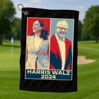 Harris Walz 2024 Kamala Harris Tim Walz For Vp Golf Towel