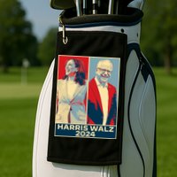 Harris Walz 2024 Kamala Harris Tim Walz For Vp Golf Towel