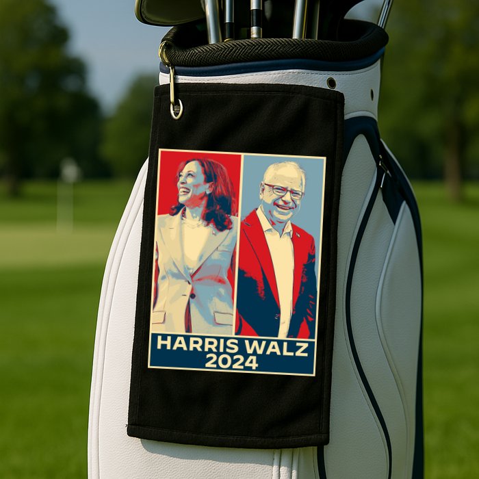 Harris Walz 2024 Kamala Harris Tim Walz For Vp Golf Towel