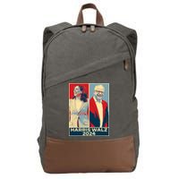 Harris Walz 2024 Kamala Harris Tim Walz For Vp Cotton Canvas Backpack