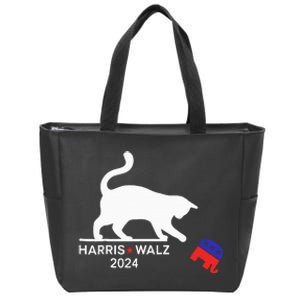 Harris Waltz 2024 Vp President Election Zip Tote Bag