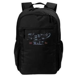 Harris Waltz 2024 Baseball Script Women Harris Waltz 2024 Gift Daily Commute Backpack