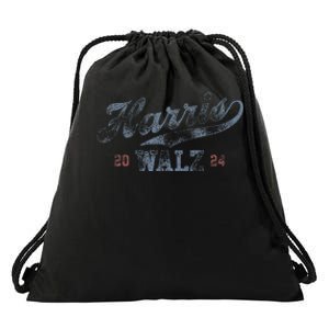 Harris Waltz 2024 Baseball Script Women Harris Waltz 2024 Gift Drawstring Bag