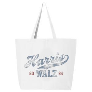 Harris Waltz 2024 Baseball Script Women Harris Waltz 2024 Gift 25L Jumbo Tote