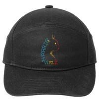 Harris Waltz 2024 Kamala Walz Cat Lettering Positive Funny 7-Panel Snapback Hat