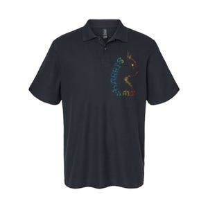 Harris Waltz 2024 Kamala Walz Cat Lettering Positive Funny Softstyle Adult Sport Polo