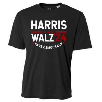 Harris Walz 2024 Save Democracy Cooling Performance Crew T-Shirt