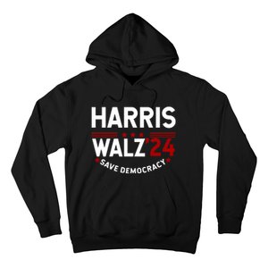 Harris Walz 2024 Save Democracy Hoodie