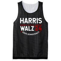 Harris Walz 2024 Save Democracy Mesh Reversible Basketball Jersey Tank