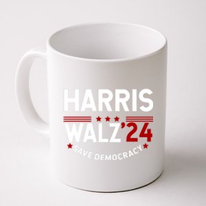 Harris Walz 2024 Save Democracy Coffee Mug