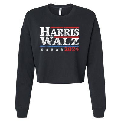 Harris Waltz 2024 Election Kamala Harris Tim Waltz 2024 Cropped Pullover Crew