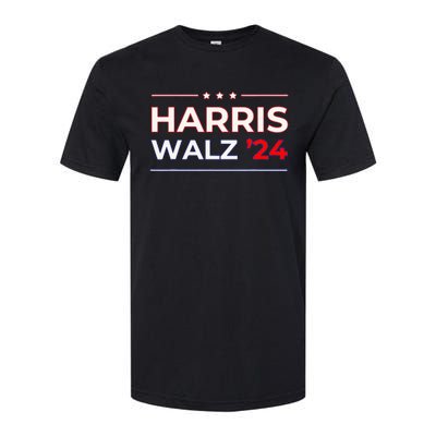 Harris Walz 2024 American Presidential Election Softstyle® CVC T-Shirt