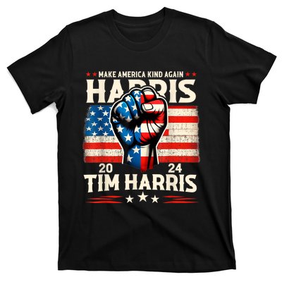 Harris Walz 2024 Make America Kind Again Harris Waltz Quote T-Shirt