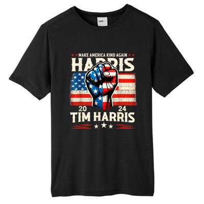 Harris Walz 2024 Make America Kind Again Harris Waltz Quote Tall Fusion ChromaSoft Performance T-Shirt