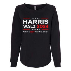 Harris Waltz 2024 Harris Tim Waltz 24 We Are Not Going Back Womens California Wash Sweatshirt