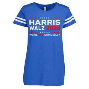 Harris Waltz 2024 Harris Tim Waltz 24 We Are Not Going Back Enza Ladies Jersey Football T-Shirt