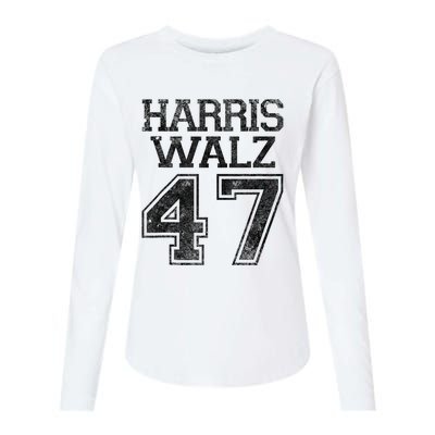 Harris Walz 2024 Campaign For President Vintage Harris Waltz Womens Cotton Relaxed Long Sleeve T-Shirt