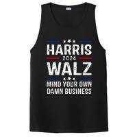 Harris Walz 2024 Mind Your Own Damn Business PosiCharge Competitor Tank