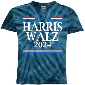 Harris Walz 2024 Usa Election Political Kids Tie-Dye T-Shirt