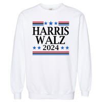 Harris Walz 2024 Usa Election Political Garment-Dyed Sweatshirt