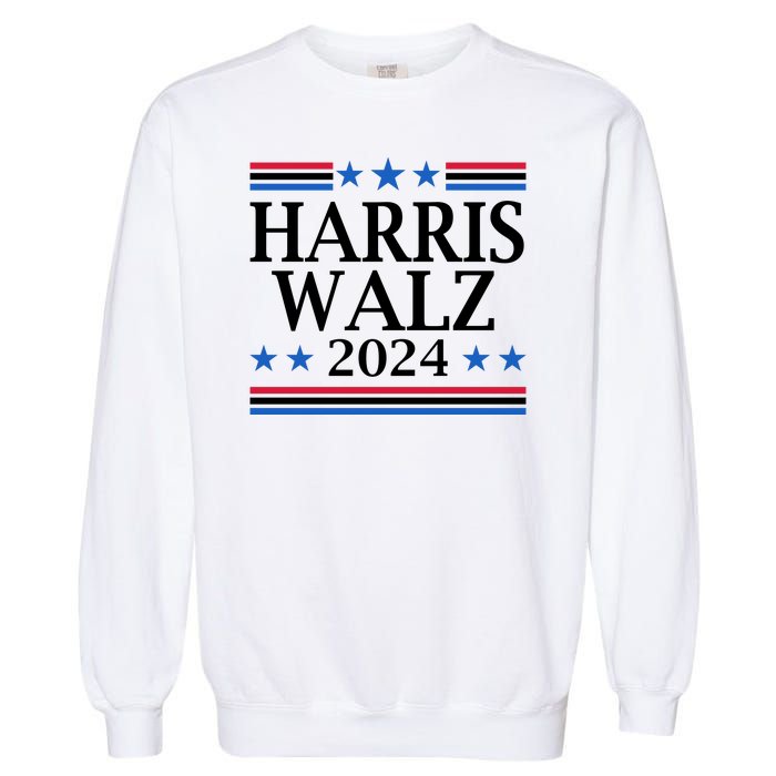 Harris Walz 2024 Usa Election Political Garment-Dyed Sweatshirt