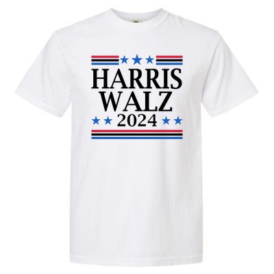 Harris Walz 2024 Usa Election Political Garment-Dyed Heavyweight T-Shirt