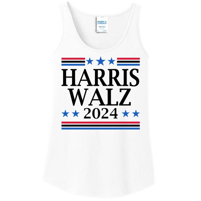 Harris Walz 2024 Usa Election Political Ladies Essential Tank