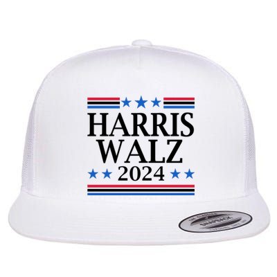 Harris Walz 2024 Usa Election Political Flat Bill Trucker Hat