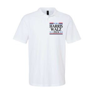 Harris Walz 2024 Usa Election Political Softstyle Adult Sport Polo