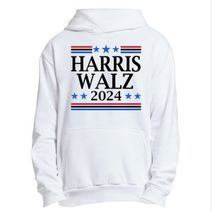 Harris Walz 2024 Usa Election Political Urban Pullover Hoodie