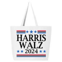 Harris Walz 2024 Usa Election Political 25L Jumbo Tote