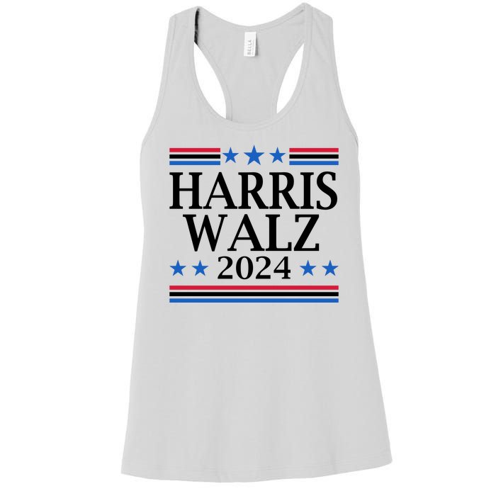 Harris Walz 2024 Usa Election Political Women's Racerback Tank