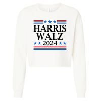 Harris Walz 2024 Usa Election Political Cropped Pullover Crew