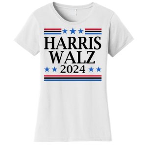 Harris Walz 2024 Usa Election Political Women's T-Shirt